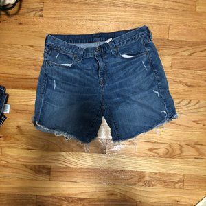 Jcrew Distressed Denim Shorts